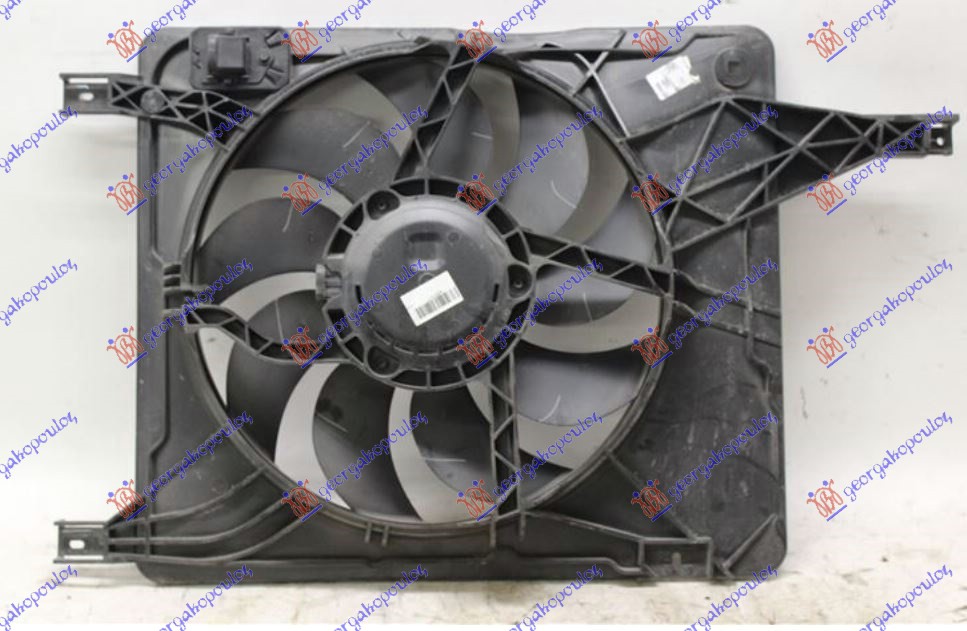 VENTILATOR KOMPLET (1.5 DIZEL 2.0 BENZIN MAN/AUTO HYPERTRONIC) NISSAN QASHQAI 2010-2013 (J10/NJ10)