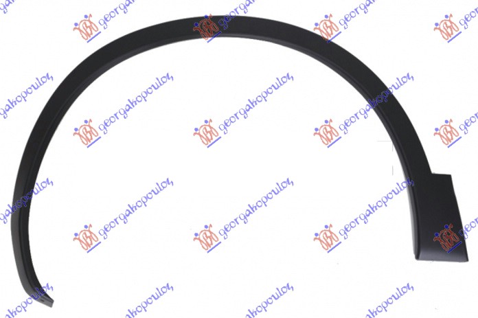 RUB PLASTICNI PREDNJEG BLATOBRANA MAT-CRNI NISSAN QASHQAI 2010-2013 (J10/NJ10)
