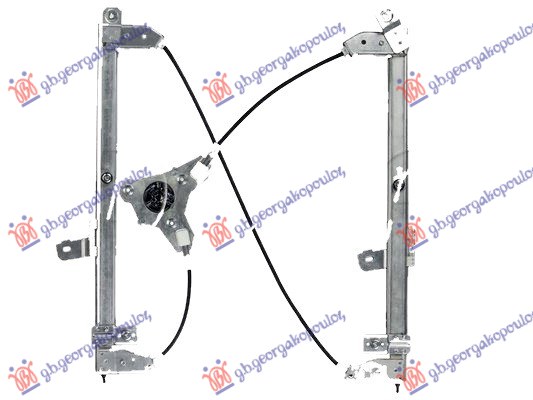 PODIZAC PREDNJEG PROZORA ELEKTRICNI NISSAN QASHQAI 2010-2013 (J10/NJ10)