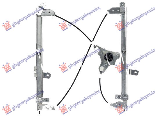 PODIZAC PREDNJEG PROZORA ELEKTRICNI NISSAN QASHQAI 2010-2013 (J10/NJ10)