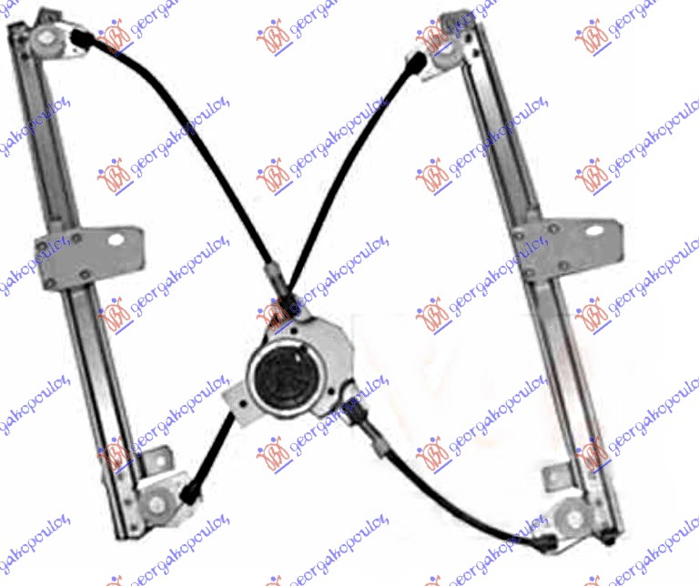 PODIZAC PREDNJEG PROZORA ELEKTRICNI (BEZ MOTORA) NISSAN QASHQAI 2010-2013 (J10/NJ10)