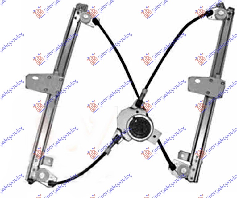 PODIZAC PREDNJEG PROZORA ELEKTRICNI (BEZ MOTORA) NISSAN QASHQAI 2010-2013 (J10/NJ10)