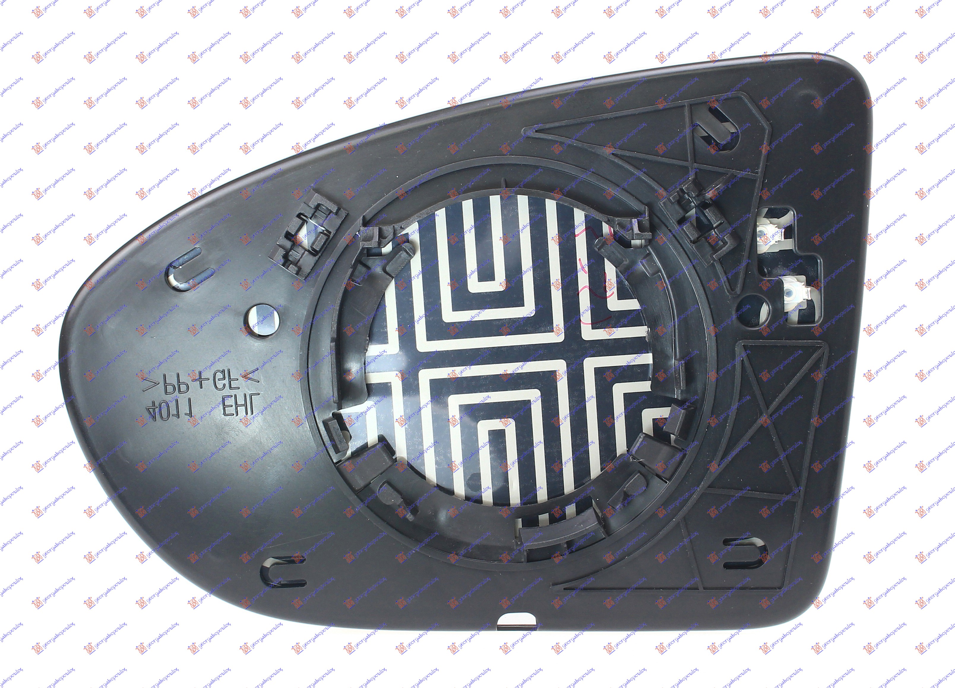 STAKLO RETROVIZORA SA GREJACEM (KONVEKSNO) NISSAN QASHQAI 2007-2010 (J10/NJ10)