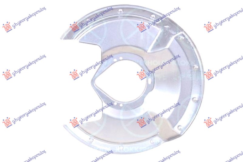 ZASTITA PREDNJEG KOCIONOG DISKA (PRECNIK DISKA 282mm) HONDA CIVIC H/B-L/B 2006-2012 (FN/FK)