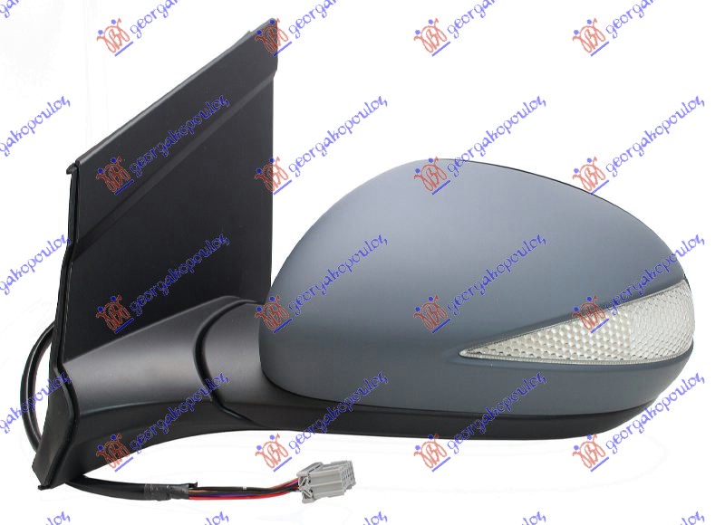 RETROVIZOR ELEKTRICNI SA GREJACEM (ELEKTRO-SKLOPIV) (MIGAVAC) 3/5 VRATA (A KVALITET) (ASFERICNO STAKLO) HONDA CIVIC H/B-L/B 2006-2012 (FN/FK)
