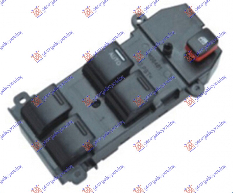 PREKIDAC U PREDNJIM VRATIMA (4 TASTERA) (22 PIN) HONDA CIVIC SEDAN 2006-2011 (FD/FA)