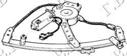 PODIZAC PREDNJEG PROZORA ELEKTRICNI 5 VRATA (A KVALITET) LANCIA DEDRA 1989-1999 (835)