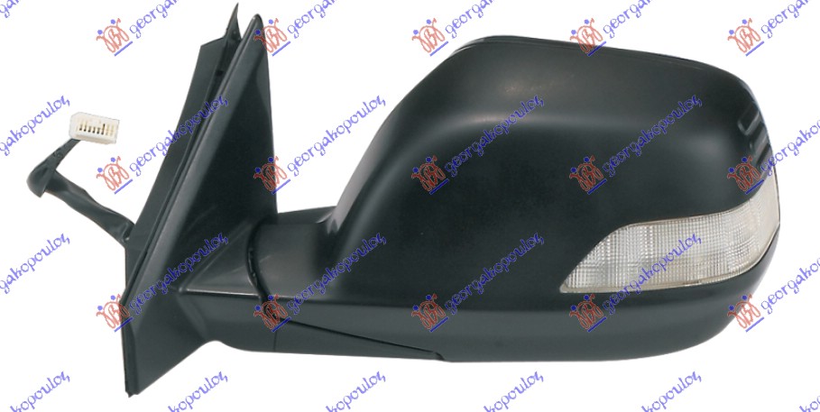 RETROVIZOR ELEKTRICNI SA GREJACEM (ELEKTRO-SKLOPIV) (MIGAVAC) (A KVALITET) (KONVEKSNO STAKLO) HONDA CR-V 2010-2013 (RE)