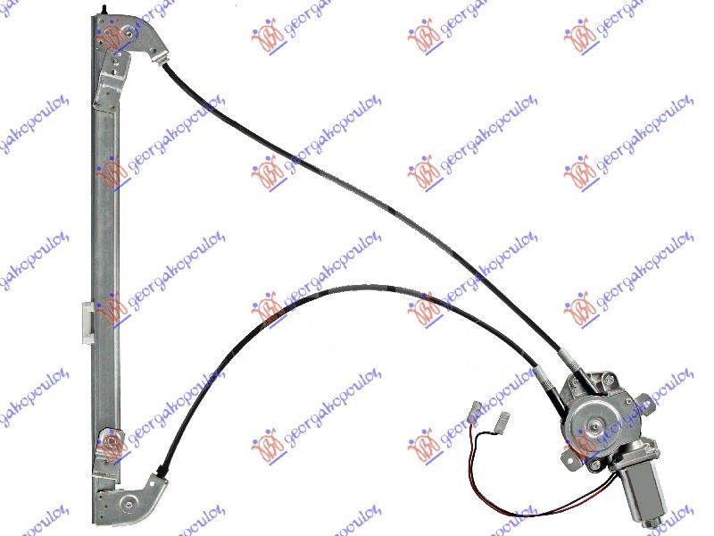 PODIZAC PREDNJEG PROZORA ELEKTRICNI 5 VRATA (A KVALITET) CITROEN SAXO 1996-1999 (S0/S1)