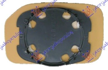 STAKLO RETROVIZORA (ASFERICNO) PEUGEOT 106 1992-1995 (1A/1C/1S)