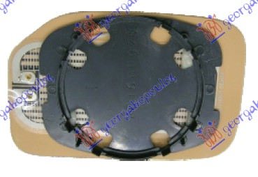 STAKLO RETROVIZORA SA GREJACEM (ASFERICNO) PEUGEOT 106 1992-1995 (1A/1C/1S)