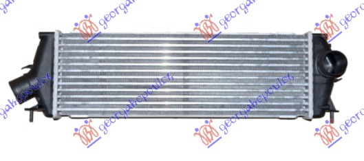 HLADNJAK INTERKULERA 2.0 CDTi 2.5 Dti CDTi (538x175x40) NISSAN PRIMASTAR 2006-2016 (X83)