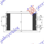 HLADNJAK KLIME 2.5 CDTi (690x390) NISSAN PRIMASTAR 2006-2016 (X83)