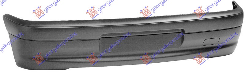 ZADNJI BRANIK CRNI 3/5 VRATA PEUGEOT 306 1993-1996 (7B/N3/N5N/7)