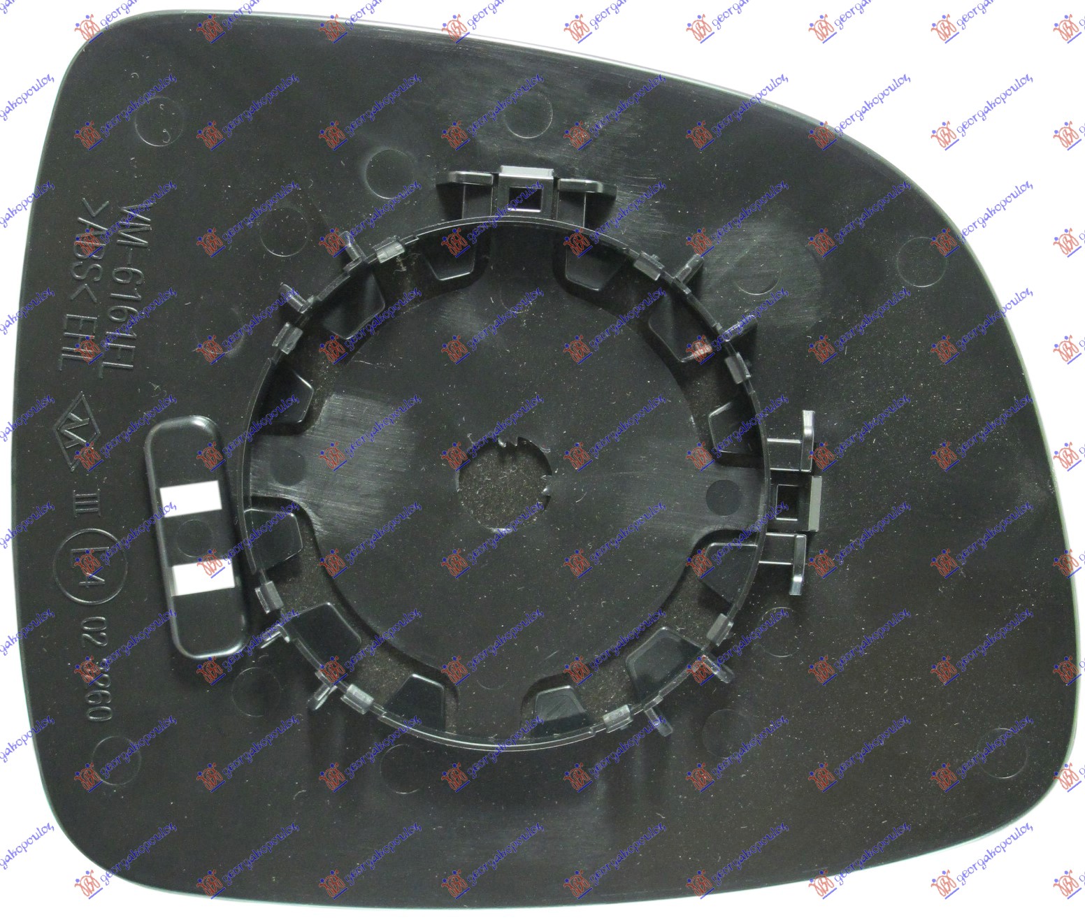 STAKLO RETROVIZORA -2012 (KONVEKSNO) SUZUKI SX4 2007-2013 (GY/RW)