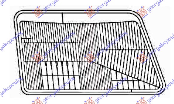 STAKLO FARA PEUGEOT 205 1983-1992 (741A/741C/741B/20D)
