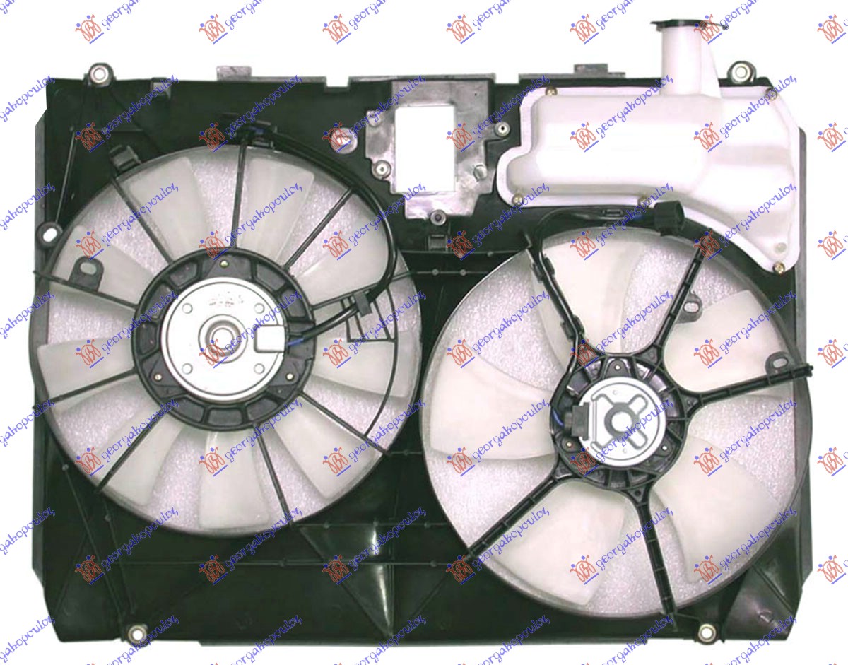 VENTILATOR (DUPLI) KOMPLET (BENZIN) LEXUS RX 2003-2009 (U3)