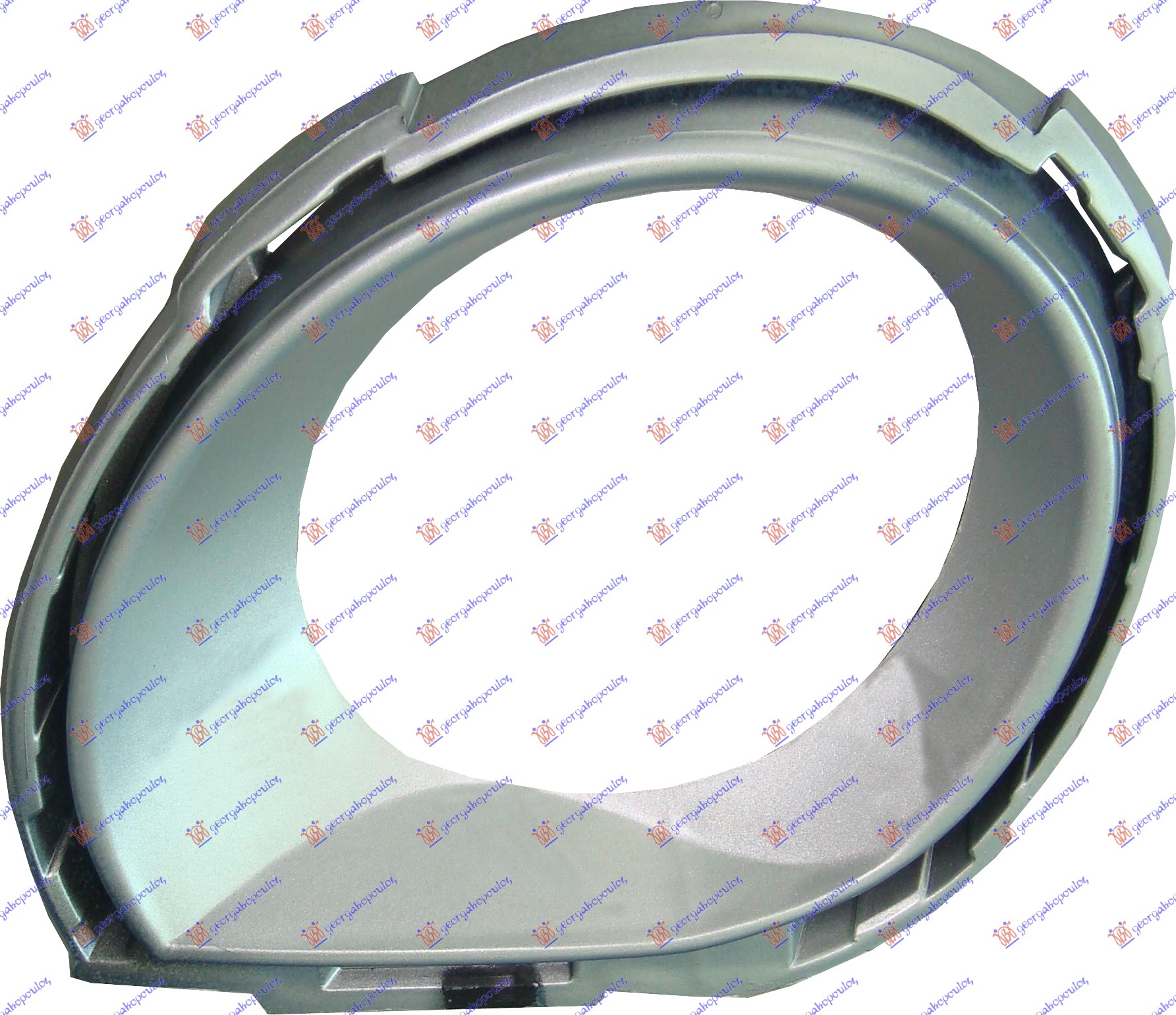 OKVIR MAGLENKE SREBRNI 07- VW TOUAREG 2003-2010 (7LA/7L6/7L7)