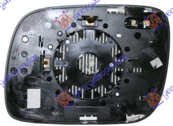 STAKLO RETROVIZORA SA GREJACEM -2007 (KONVEKSNO) VW TOUAREG 2003-2010 (7LA/7L6/7L7)