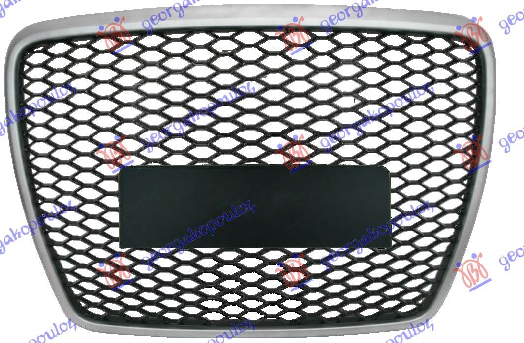 PVC MASKA HROM/CRNA (RS LOOK) AUDI A6 2008-2010 (4FH/4F2/4F5)