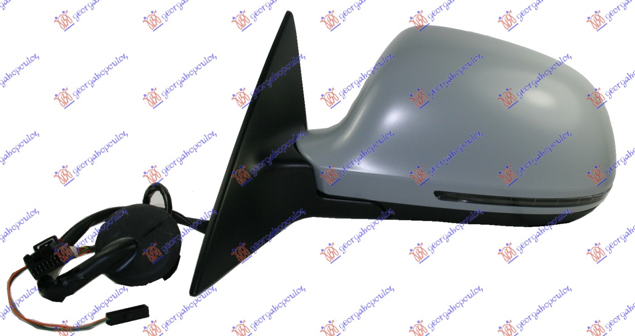 RETROVIZOR ELEKTRICNI SA GREJACEM PM (ELEKTRO-SKLOPIV) (MEMORIJA) (MIGAVAC) (PRACENJE TRAKE) (16 PIN) (A KVALITET) AUDI A6 2008-2010 (4FH/4F2/4F5)