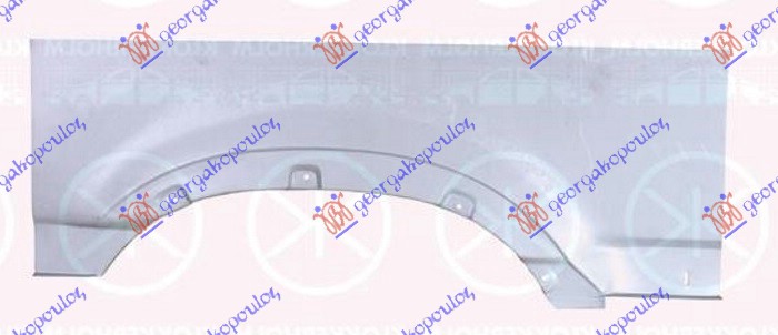 ZADNJI BLATOBRAN POLOVINA (101cm) OPEL MOVANO 1998-2009 (X70)
