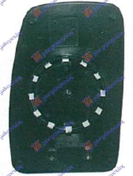 STAKLO RETROVIZORA SA GREJACEM (GORNJI DEO) 2003- (KONVEKSNO) NISSAN INTERSTAR 2002-2009 (X70)