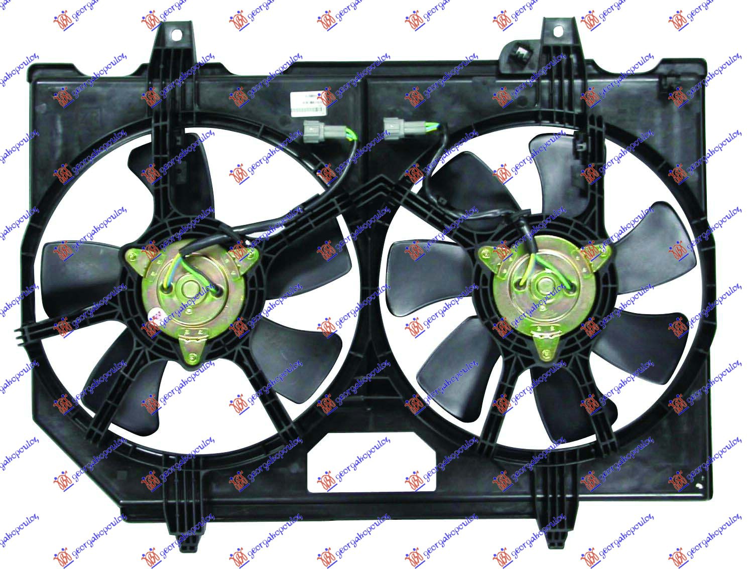 VENTILATOR (DUPLI) KOMPLET (BENZIN) -07 NISSAN X-TRAIL 2001-2014 (T30)