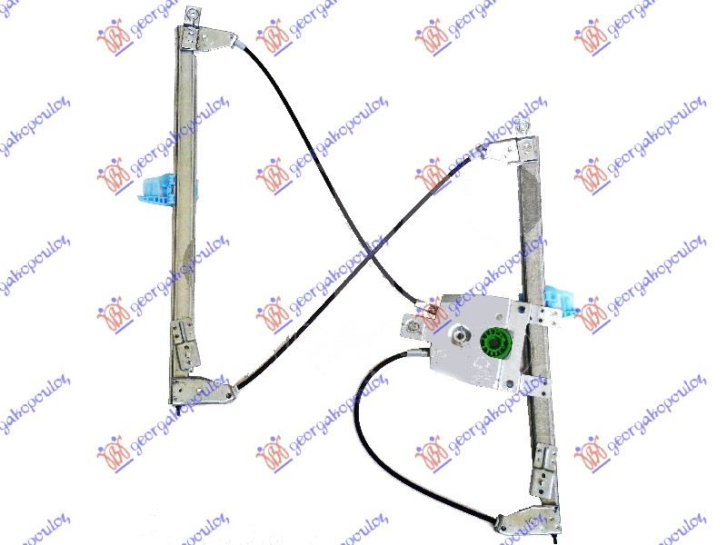 PODIZAC PREDNJEG PROZORA ELEKTRICNI (BEZ MOTORA) (A KVALITET) CITROEN C5 2008-2016 (RD/RW)