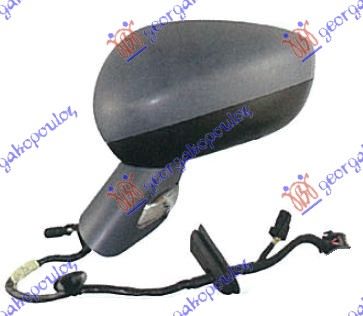 RETROVIZOR ELEKTRICNI SA GREJACEM PM (MIGAVAC) (A KVALITET) (KONVEKSNO STAKLO) CITROEN C5 2008-2016 (RD/RW)