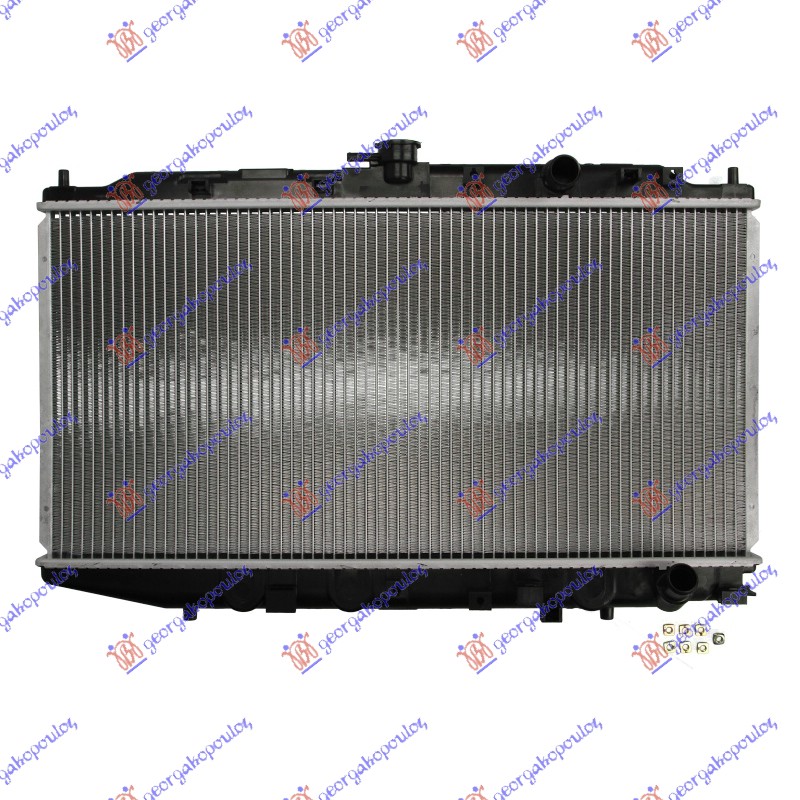 HLADNJAK MOTORA (325x658x16) HONDA CIVIC H/B 1988-1990 (EC/ED/EE/EF)