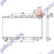 HLADNJAK MOTORA 1.4/1.6/2.0 (64.9x32) (28/28) NISSAN SUNNY SDN-H/B 1992-1995 (N14)