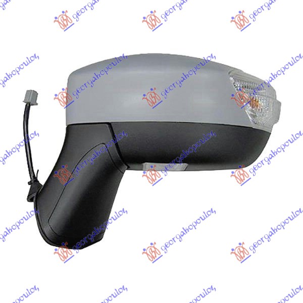 RETROVIZOR ELEKTRICNI SA GREJACEM PM (ELEKTRO-SKLOPIV) (MIGAVAC) (SVETLO) (ASFERICNO STAKLO) FORD KUGA 2008-2013 (DM2)