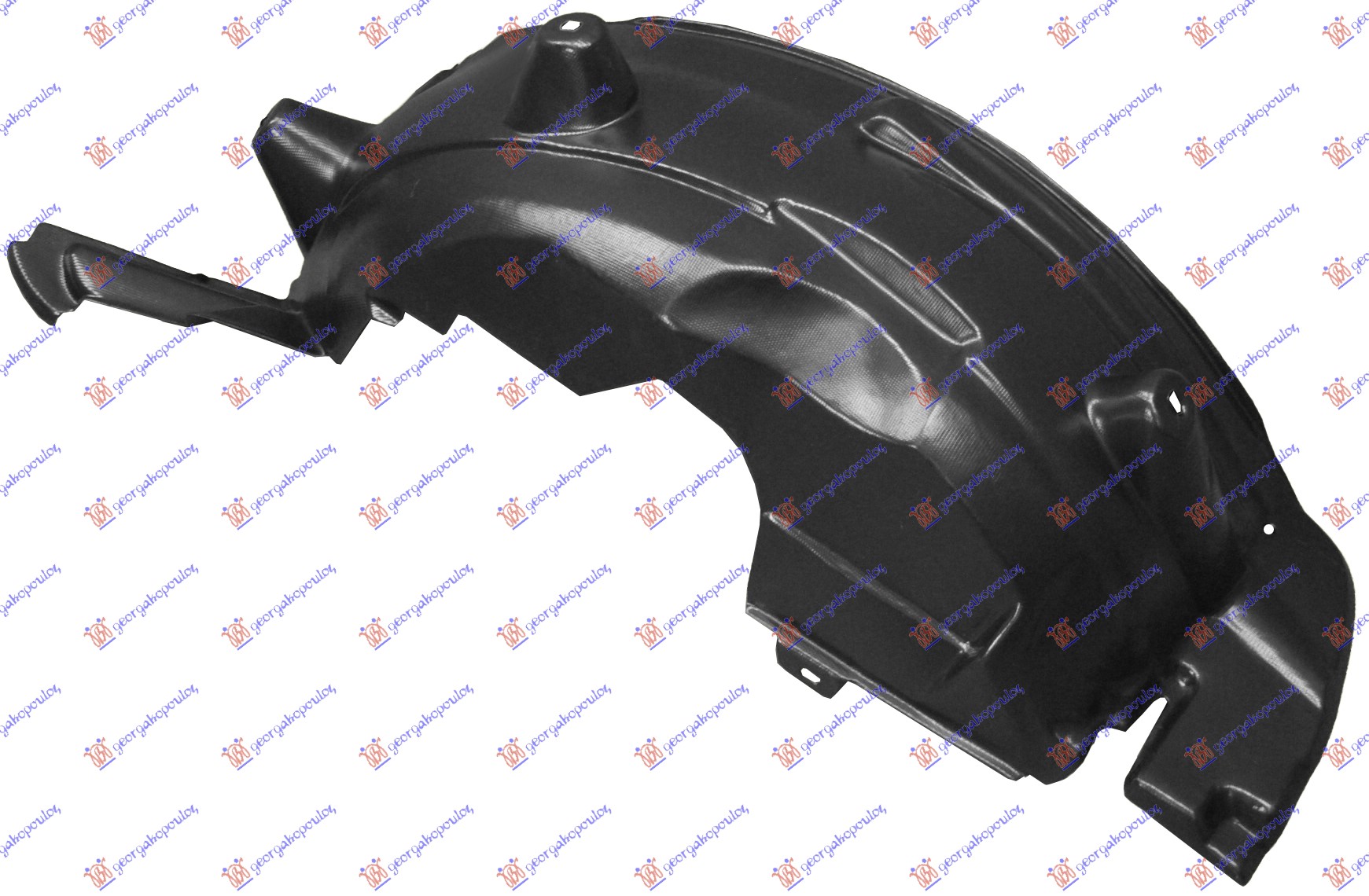 ZADNJE POTKRILO PLASTICNO SMART FORTWO 2007-2012 (451)