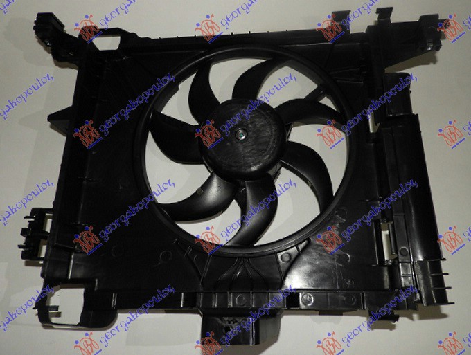 VENTILATOR KOMPLET (BENZIN/DIZEL) (335mm) SMART FORTWO 2007-2012 (451)