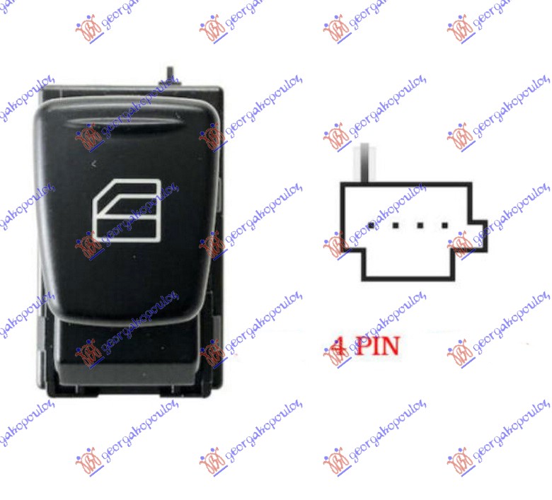 PREKIDAC U VRATIMA (4 PIN) SMART FORTWO 2007-2012 (451)