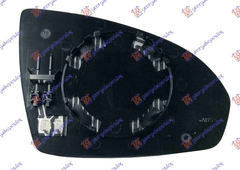 STAKLO RETROVIZORA (KONVEKSNO) SMART FORTWO 2007-2012 (451)