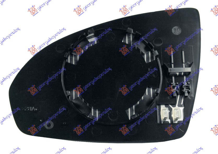 STAKLO RETROVIZORA SA GREJACEM (KONVEKSNO) SMART FORTWO 2007-2012 (451)