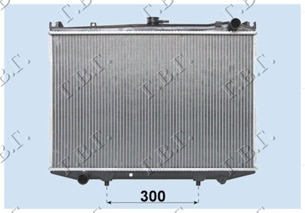 HLADNJAK MOTORA DIZEL (64.8x43) NISSAN P/U 2WD-4WD 1992-1997 (D21)