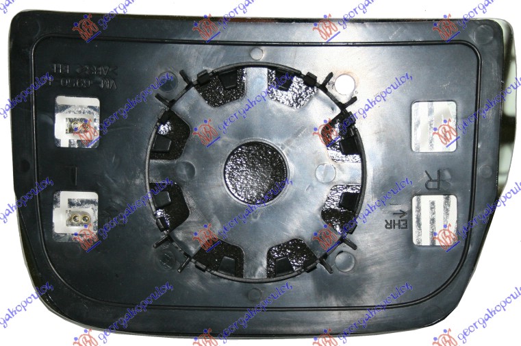 STAKLO RETROVIZORA SA GREJACEM (DONJI DEO) (KONVEKSNO) IVECO DAILY 2011-2014
