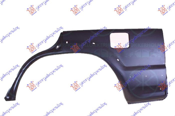 RUB 4 VRATA MITSUBISHI PAJERO 1992-1995 (V3W/V2W/W4W)