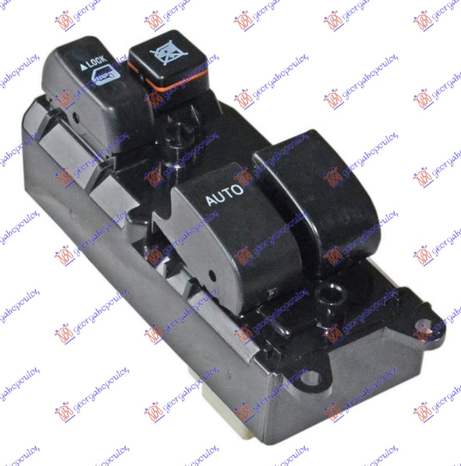 PREKIDAC U PREDNJIM VRATIMA (2 TASTERA) (9 PIN) TOYOTA RAV 4 1998-2000 (XA10)