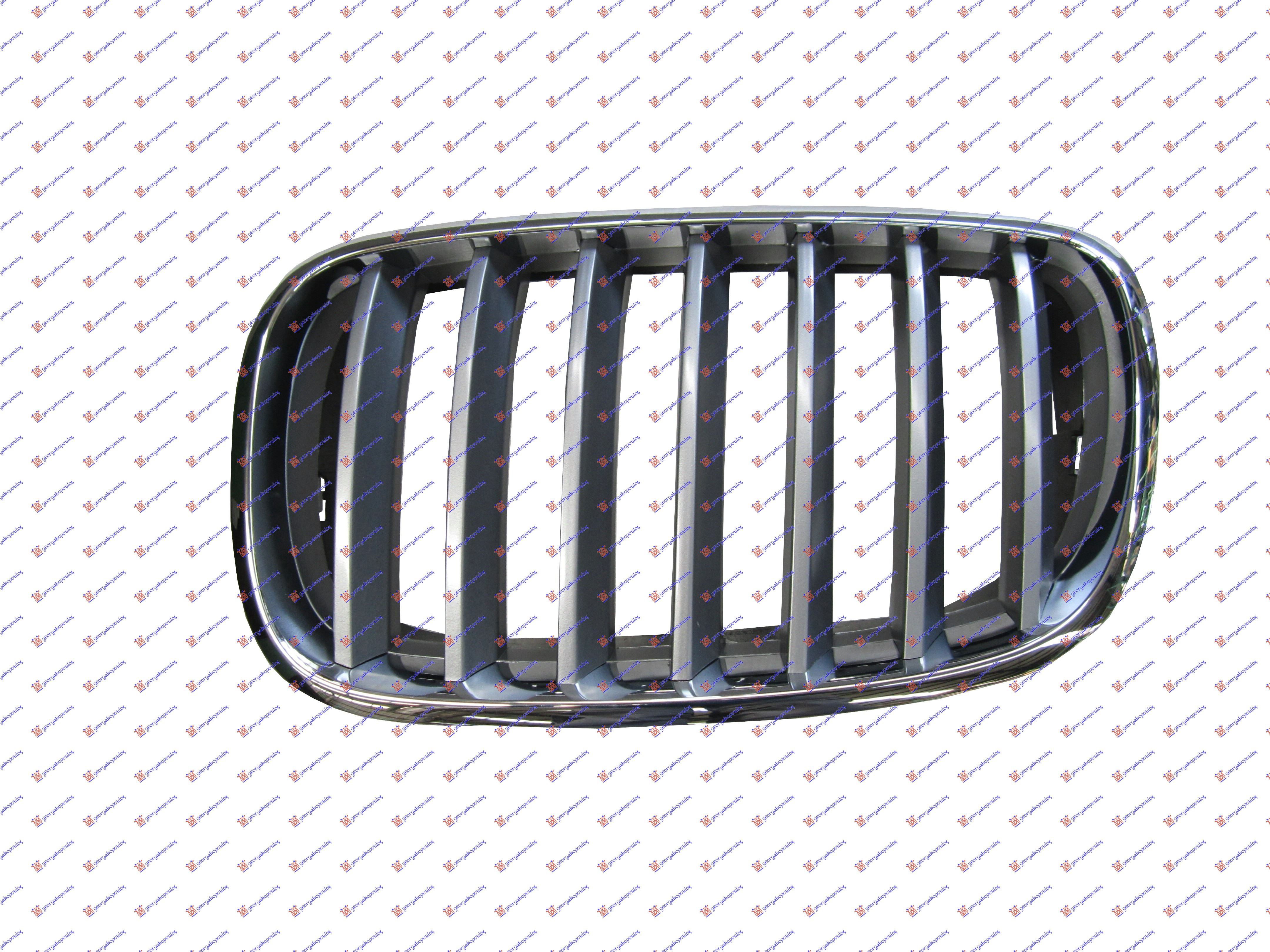 PVC MASKA HROM/SREBRNA BMW X5 2007-2010 (E70)