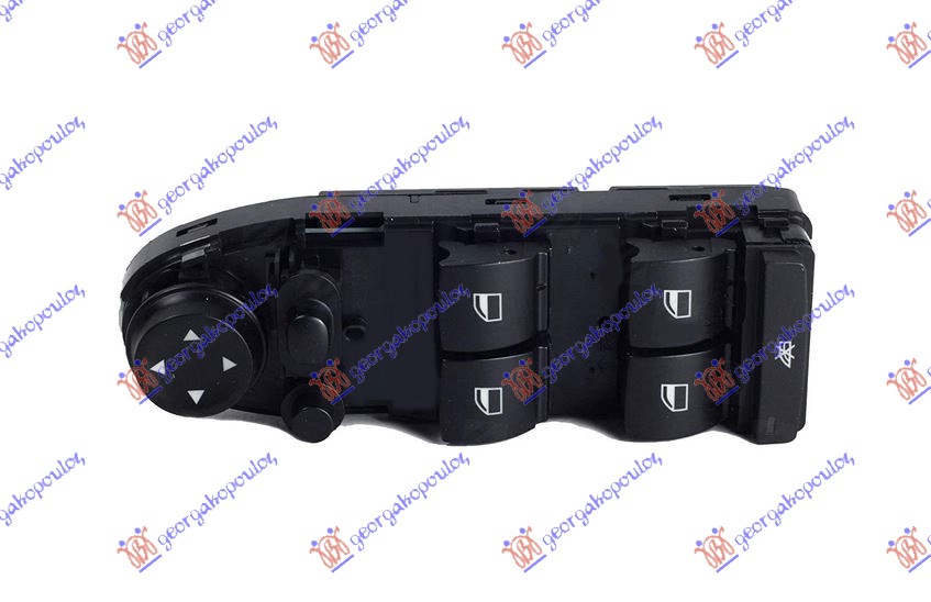 PREKIDAC U PREDNJIM VRATIMA (4 TASTERA) (ELEKTRO-SKLOPIV RETROVIZOR) (18 PIN) BMW SERIES 3 SDN/S.W. 2008-2012 (E90/E91)