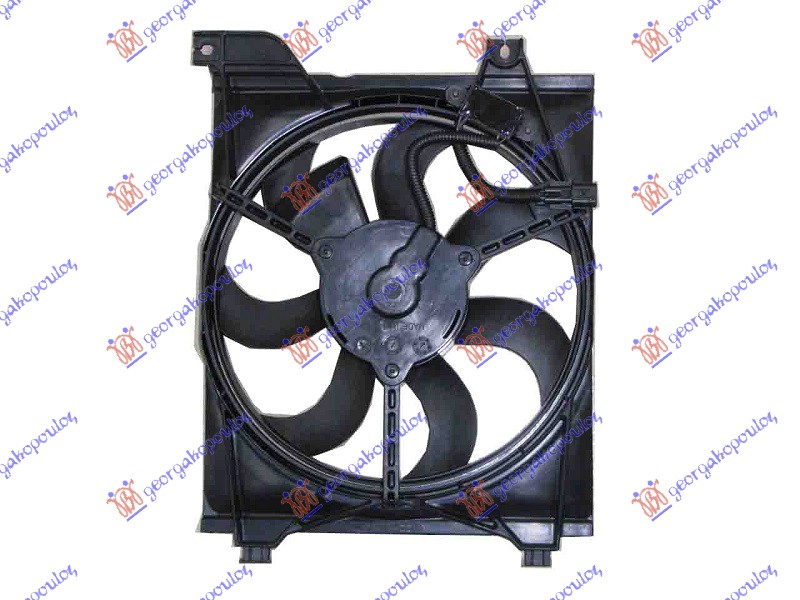 VENTILATOR KLIME KOMPLET (BENZIN) KIA RIO 2005-2011 (JB)