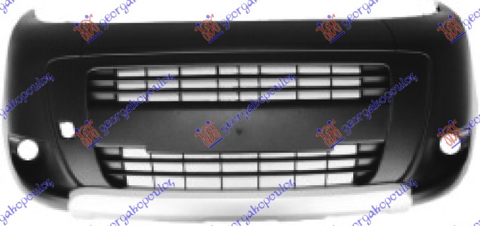 PREDNJI BRANIK FIORINO COMBI (MAGLENKE) (LAJSNA PM) (SREBRNI SPOJLER) FIAT FIORINO/QUBO 2008-2016 (225)