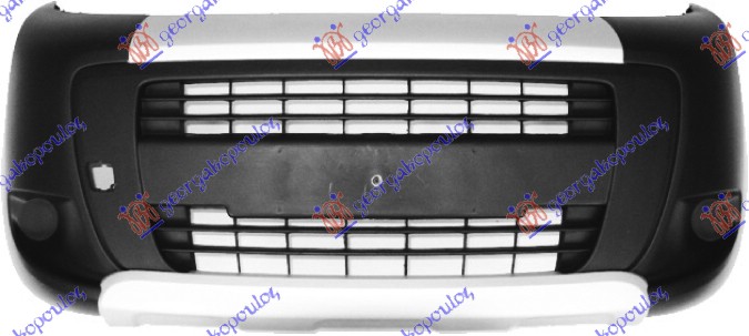 PREDNJI BRANIK SREBRNI FIORINO COMBI (BEZ MAGLENKI) (SREBRNI SPOJLER) FIAT FIORINO/QUBO 2008-2016 (225)