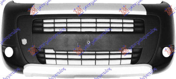 PREDNJI BRANIK SREBNI FIORINO COMBI (MAGLENKE) (SREBRNI SPOJLER) FIAT FIORINO/QUBO 2008-2016 (225)