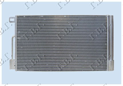HLADNJAK KLIME BENZIN/DIZEL (570x350) FIAT FIORINO/QUBO 2008-2016 (225)