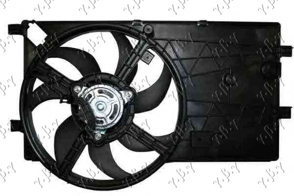 VENTILATOR KOMPLET (DIZEL) (+AC) FIAT FIORINO/QUBO 2008-2016 (225)